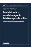 Kapitalstrukturentscheidungen in Publikumsgesellschaften