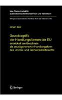 Grundbegriffe Der Handlungsformen Der EU