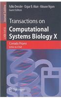 Transactions on Computational Systems Biology X