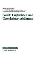 Soziale Ungleichheit Und Geschlechterverhältnisse