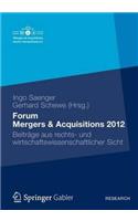 Forum Mergers & Acquisitions 2012
