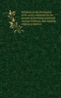 STRICTURES ON THE DECLARATION OF THE SO