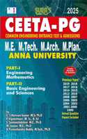 SURA`S CEETA-PG M.E,M.Tech,M.Arch,M.Plan Anna University Entrance Exam Book in English Medium 2025