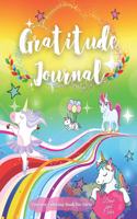 Gratitude Journal Unicorn Coloring Book for Girls: Daily Kids Diary