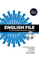 English File third edition: Pre-intermediate: Workbook with iChecker without key: (English File third edition)