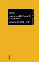 Ibss: Economics: 1988 Volume 37