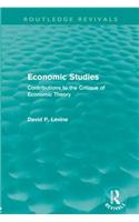 Economic Studies (Routledge Revivals)