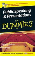 Public Speaking and Presentations For Dummies