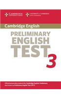 Cambridge Preliminary English Test 3 Student's Book