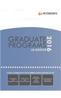 Graduate & Professional Programs: An Overview 2016