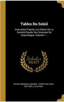 Tables Du Soleil
