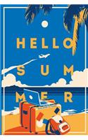 Hello Summer Travel Bucket List Journal