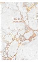 Bullet Journal: (Marble and Gold Bullet Journal)