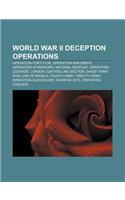 World War II Deception Operations