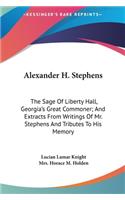Alexander H. Stephens