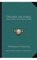 Oxford Lectures