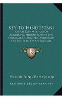 Key To Hindustani: Or An Easy Method Of Acquiring Hindustani In The Original Character, Arranged On The Plan Of An English Spelling Book (1861)
