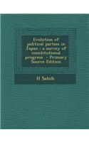 Evolution of Political Parties in Japan