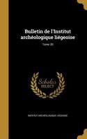 Bulletin de L'Institut Archeologique Liegeoise; Tome 20