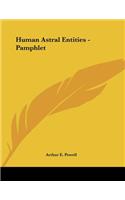 Human Astral Entities - Pamphlet