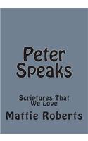 Peter Speaks