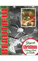 Beautiful Grayscale Christmas Coloring Book for Adults