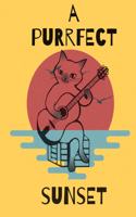 A Purrfect Sunset: Cat Workout Log Book