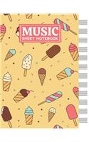 Music Sheet Notebook