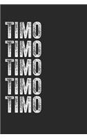 Name TIMO Journal Customized Gift For TIMO A beautiful personalized