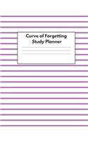 Curve of Forgetting Study Planner: Student Academic Book and Guide for College, High School, University - Purple Stripe Paperback