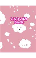 2020-2021 Planner: Two Year Calendar Organizer and Goal Journal - January 2020 - December 2021 Daily, Weekly and Monthly Planner Book with Back Sticker Expression Wall