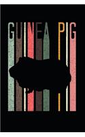 Meerschweinchen Notizbuch: Meerschweinchen Notizbuch die Perfekte Geschenkidee für Tierliebhaber und Meerschweinchen Freunde. Das Taschenbuch hat 120 weiße Seiten mit Punktras