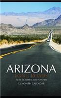 Arizona Long Roads Note Monthly 2020 Planner 12 Month Calendar
