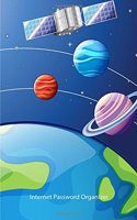 Internet Password Organizer: Astronomy (Password Journal), 120 pages with username and password, lined, no lined, sketchbook size 5.5"x8.5"
