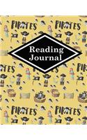 Reading Journal: Book Reading List, Reading Journals For Book Lovers, Portable Book Reading Diary, Reading Log Summary, Cute Pirates Cover(Reading Journals)
