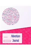 My Adventure Journal: A Travelers Memory Book Hot Pink