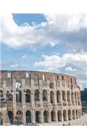 Rome Notebook Large Size 8.5 x 11 Ruled 150 pages Softcover