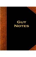 Guy Notes Composition Books For Men Vintage Style: (Notebook, Diary, Blank Book)(Fun Gift Ideas for Guys)