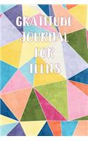 Gratitude Journal for Teens: Geometric Color Burst Gratitude Journal for Teen Girls with Writing Prompts