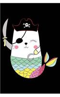 Merkitty Cute Cat Mermaid Unicorn Journal