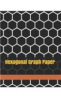 Hexagonal Graph Paper: 1 Inch Hexagons,130 Sheets: Hexagonal Notebook Hex Graph Paper for Sketches, Gaming, Mapping, Graphs, Structuring Sketches