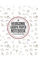 Hexagonal Graph Paper Notebook: (Hexagonal Graph Paper Notebook: 1/4 Inch Hexagons)