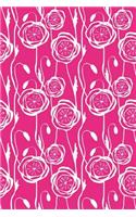Journal Notebook Scribbly Flowers Pattern 5