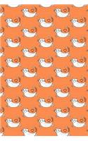 Bullet Journal Notebook for Cat Lovers Flying Cats Pattern 6