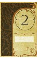Monogram "2" Notebook