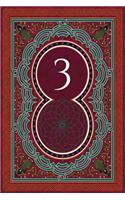 Monogram "3" Notebook: Blank Journal Diary Log(29 Monogram Arabesqueone 150 Lined)