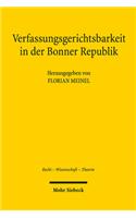 Verfassungsgerichtsbarkeit in Der Bonner Republik