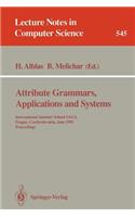 Attribute Grammars, Applications and Systems