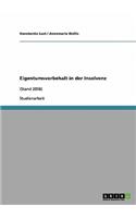 Eigentumsvorbehalt in der Insolvenz: (Stand 2006)(German)