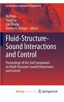 Fluid-Structure-Sound Interactions and Control: Proceedings of the 2nd Symposium on Fluid-Structure-Sound Interactions and Control